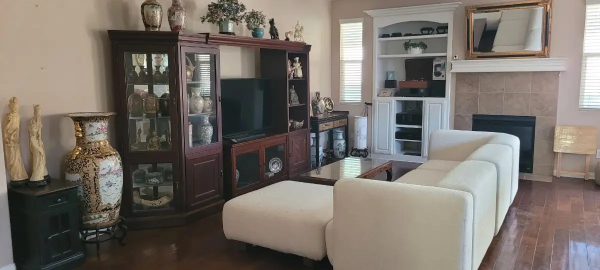 Furnished room 1 before The Right Stuff estate sale and cleanout